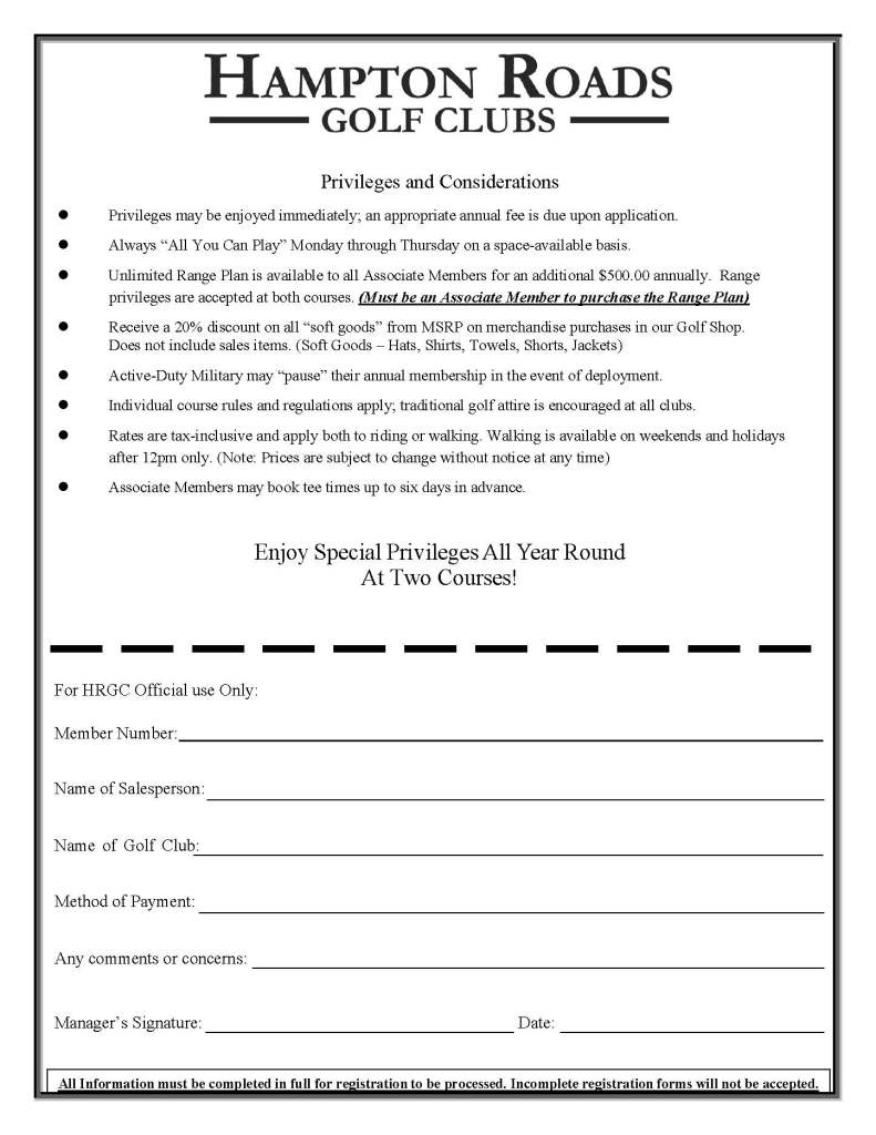 Membership Form Page 2